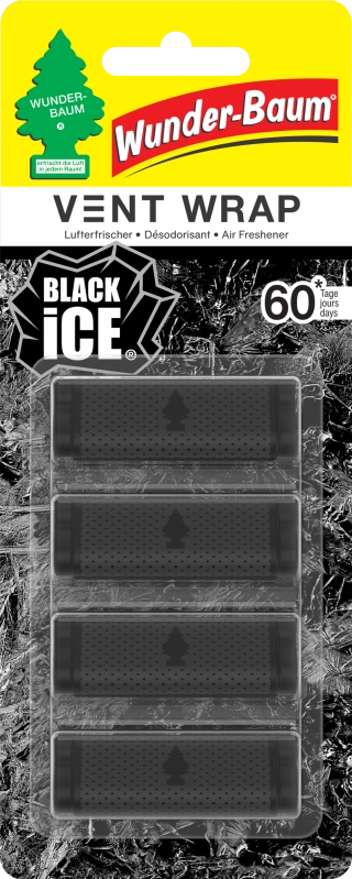 Ambientadores de aire discretos para automóvil Wunder Baum Vent Wrap Black Ice- - Image 3