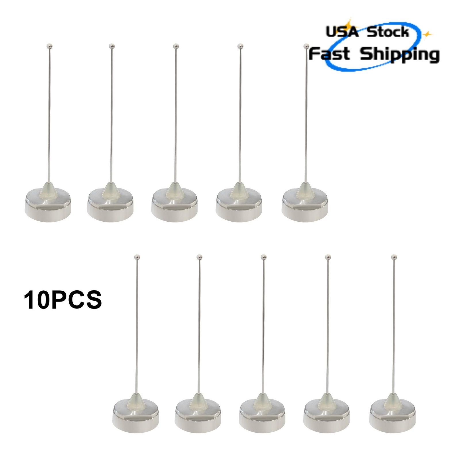 Antena de montaje UHF Whip NMO 10 piezas para radio móvil en vehículo 380-430 MHz-