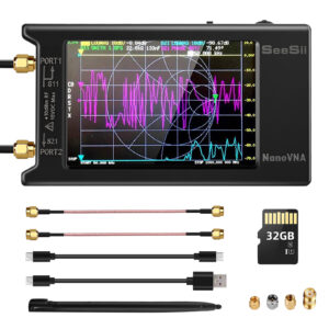 Analizador de red vectorial NanoVNA-H4 4 pulgadas 10 KHz-1,5 GHz HF VHF UHF analizador de antena-
