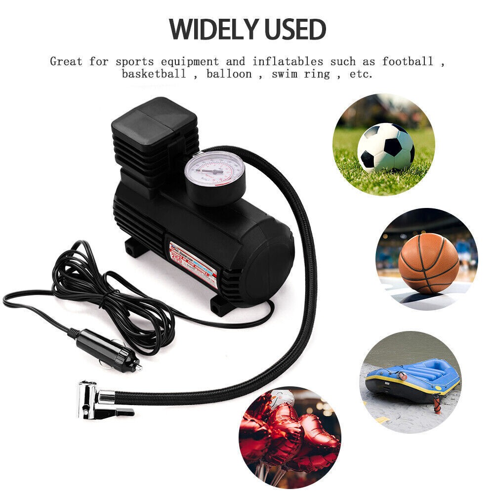 Heavy Duty 12V Portable 250PSI Car Tyre Auto Tire Inflator Pump Air Compressor - Image 5