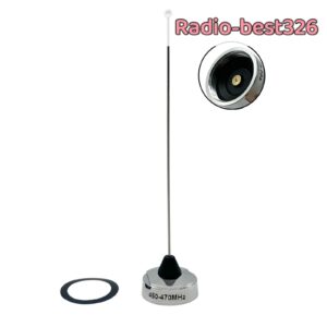 6.4Inch 450-470MHz UHF Whip NMO Mount Antenna For Car Mobile In-Vehicle Radio