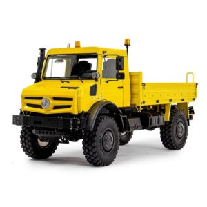 Camión ligero LESUU 4023 1/14 RC completamente metálico 4x4 2x2 RC vehículo todoterreno 3 velocidades-