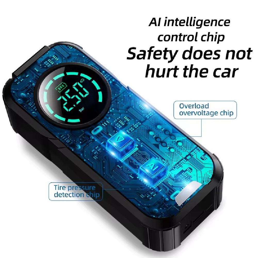 150PSI Tire Inflator Car Air Pump Compressor Electric Portable Auto Moto Bike US - Image 3