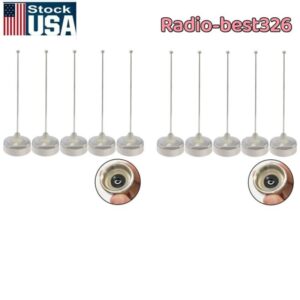 Lot10 380-520MHz 5.9" UHF Whip NMO Mount Antenna For Mobile In-Vehicle Car Radio