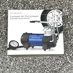 New Brookstone Automotive Tire Compact Air Compressor 12V Car Outlet NOS