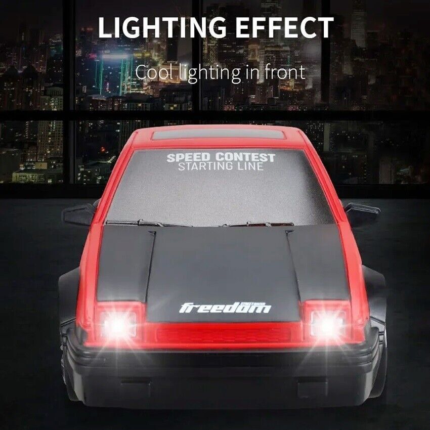 RC Drift Car 1/24 2.4G 4x4 Control Remoto Deporte Carreras Vehículo de Carretera con LED- - Image 5