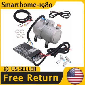 For Auto Air Conditioning Car 12V Volt A/C Kit Electric Compressor Set Universal