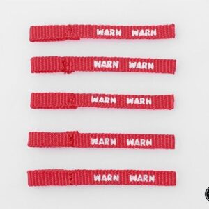 TOY RC4WD Advertencia Cabrestante Tirar Etiquetas ROJO Paquete de 5 Escala Detalle Z-S1660 Accesorio-