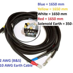 Kit de reubicación de solenoide de cabrestante 4x4 con solenoide-