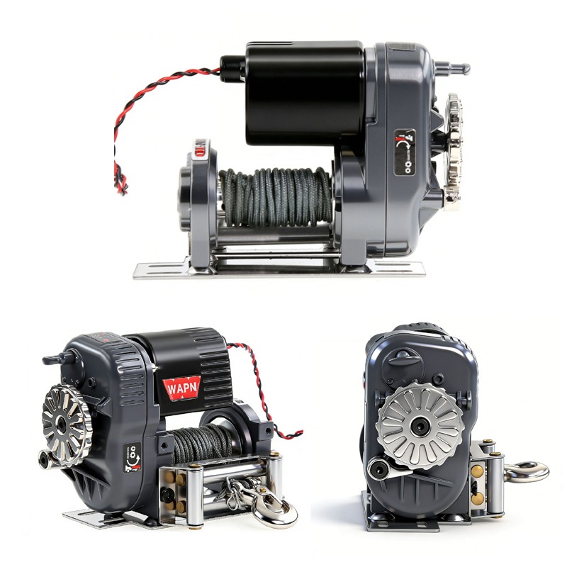 Cabrestante de simulación para coche sobre orugas de radiocontrol Traxxas TRX4 RC4WD D90 axial 1/10 1/8-