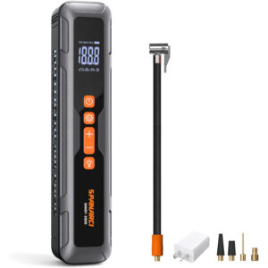 Tire Inflator Portable Air Compressor 150 PSI Rechargeable LED Display Cordless