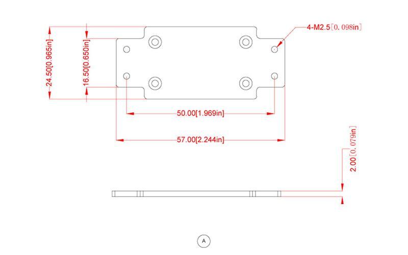 RC4WD 1/10 Warn 9.5cti-s cabrestante CNC placas de montaje Z-S2178 3 opciones inc tornillos- - Image 5