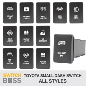 Push Switch 50 STYLES fits Toyota SMALL Green OEM Replacement Landcruiser Hilux