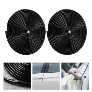 Protector de borde de puerta automotriz 2 piezas para protección de entrada de vehículos-