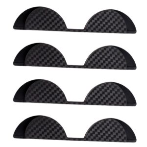 4 piezas protectores de puertas automotrices protectores de bordes de automóviles alfombrillas de parachoques de esquina-