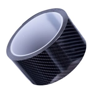 Tira protectora de fibra de carbono anti puerta de coche umbral estilo parachoques pegatina-