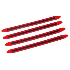 4 piezas protectores de puertas automotrices cubiertas de parachoques para automóviles-