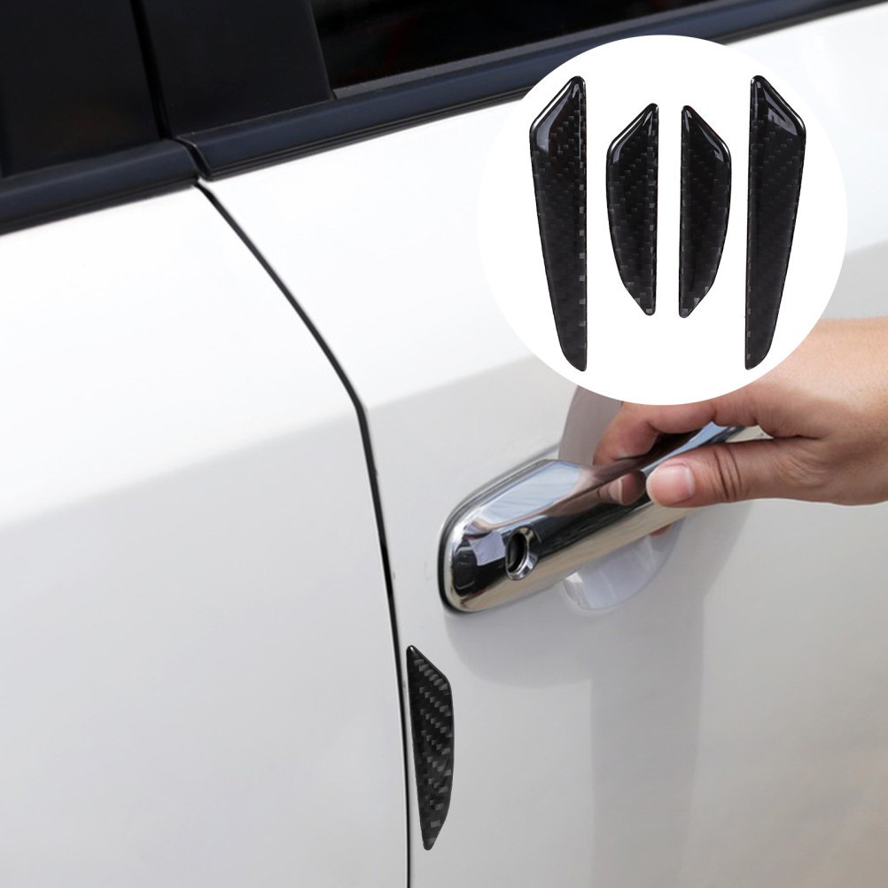 4 Piezas Protector de Puerta Protectores de Coche Tira Anticolisión Borde Protector-