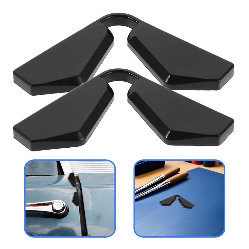8 piezas protectores de puerta para parachoques de coche protector borde de esquina repuesto- - Image 2