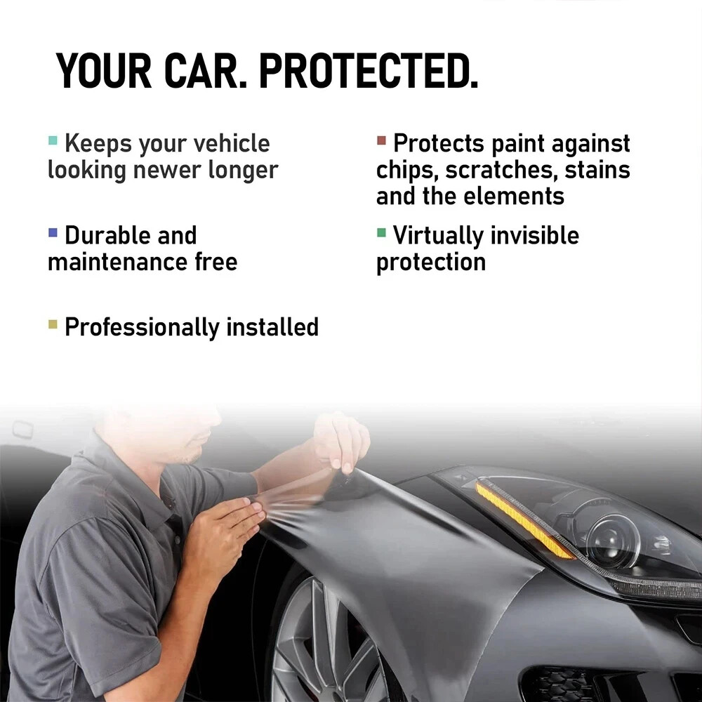 Película protectora de faros TPU automotrices autocurativa reparación en caliente arañazos película UV- - Image 5