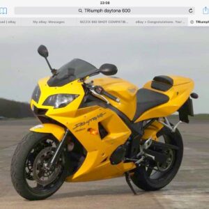 Protectores faros Triumph 600 650 Daytona 600 650,2003-05, gris claro -
