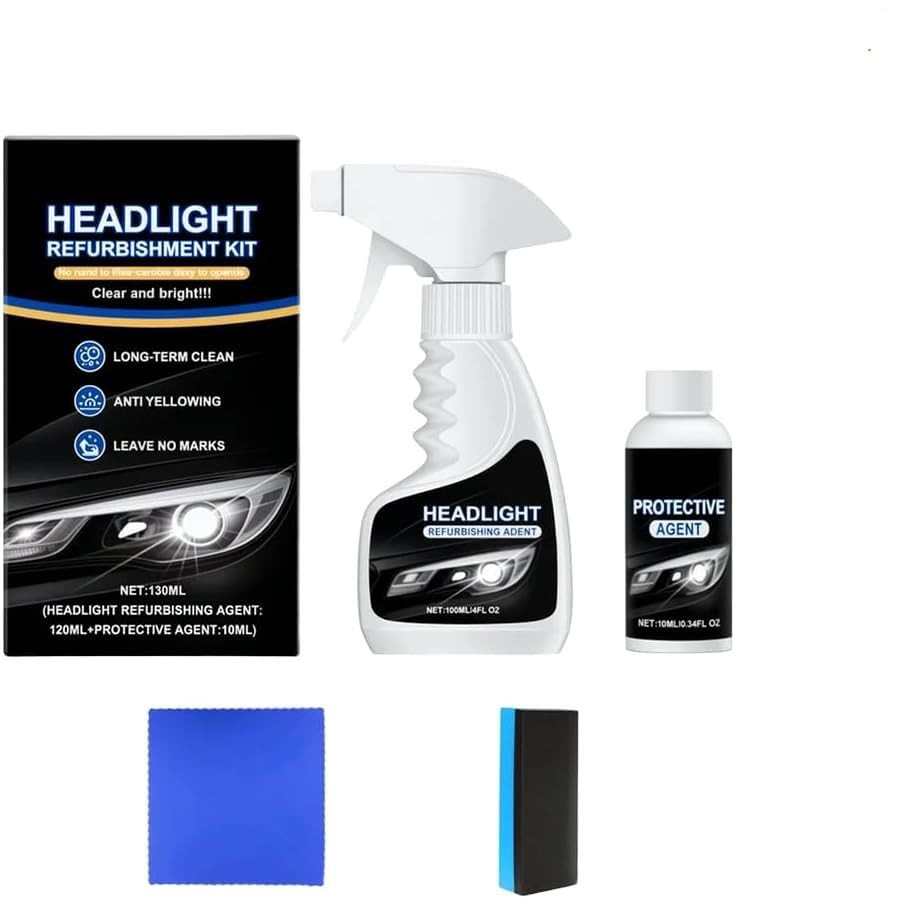 Kit de restauración de faros automotrices 2025, limpiador de faros para automóviles, faros - - Image 2