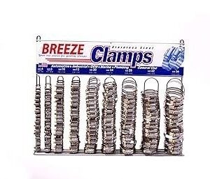 Breeze - 6210 ASSORTMENT Hose Clamp Display Assortment, Automotive Assortment,