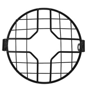 Cubierta protectora de malla para faros ajuste decorativo para faros de coche polvo-