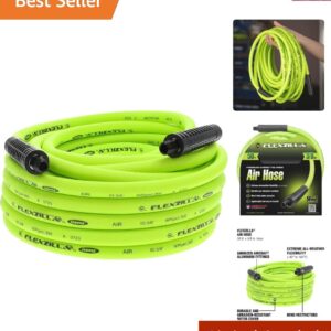 Heavy-Duty Flexzilla Air Hose 3/8" x 50 ft. - Ultimate Durability & Flexibility