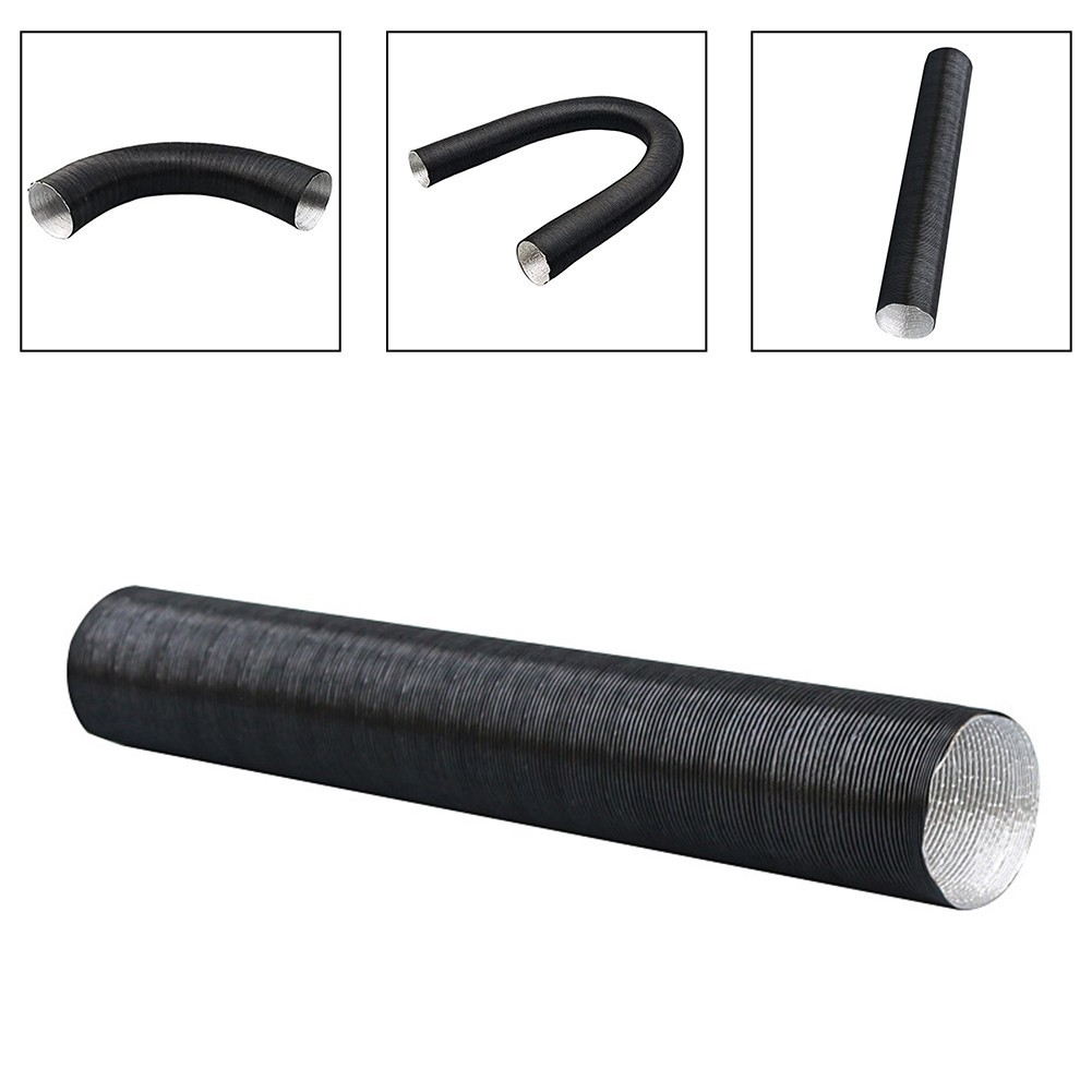 Robust 60mm Aluminium Heating Duct Air Intake Hose for Automotive Environments