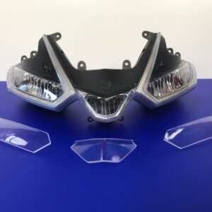 Protectores de faros Aprilia Tuono 660 v4 2021 2022, hechos en el Reino Unido, transparentes -