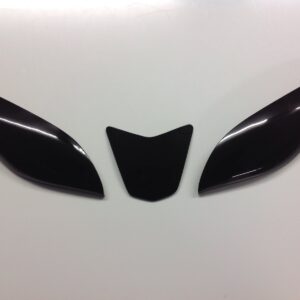 BMW S1000RR 2019 2020 protector de faros gris oscuro, hecho en el Reino Unido envío el mismo día -