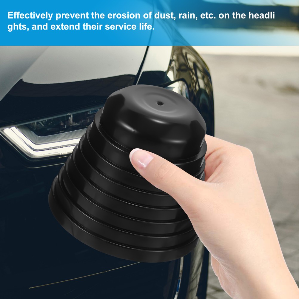 Tapa antipolvo para faros lámpara de coche protector antirrobo anticolisión- - Image 3