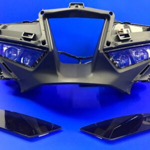 PROTECTORES FAROS HONDA CBR 1000 RR-R 2020 GRIS OSCURO HECHOS EN REINO UNIDO NUEVOS.-