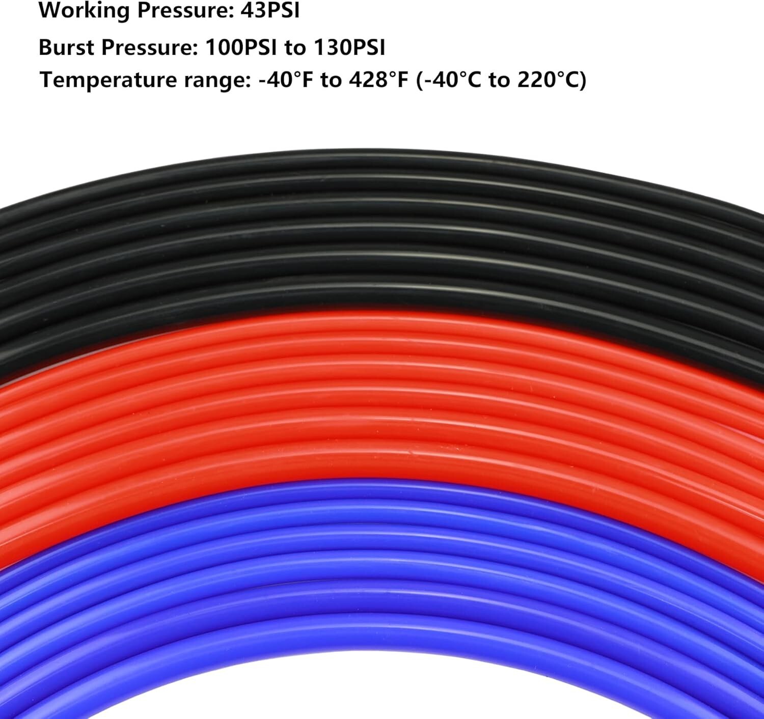 Comprehensive 10FT Silicone Hose Kit: 6PCS for Automotive Air & Water Systems - Image 5