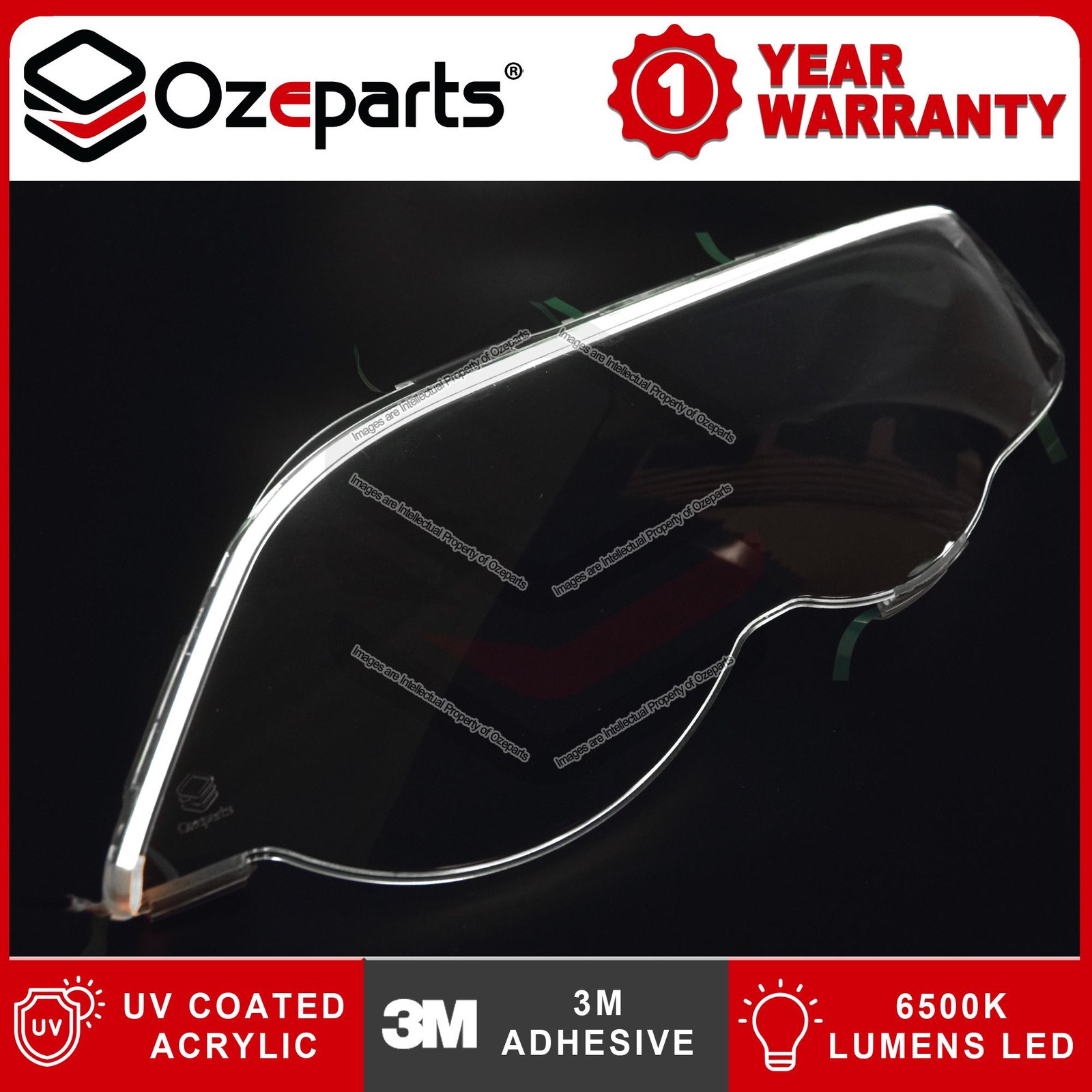 Par de protectores de faros con tira LED DRL para Ford Falcon FG XR XR6 XR8- - Image 5