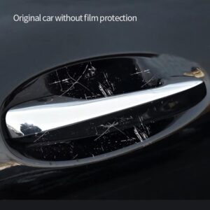 Película protectora de manija de puerta automotriz cubierta protectora de pintura transparente para evitar el desgaste-