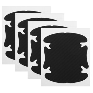 4 Pcs 3d Carbon Fiber Door Cup Guard Automotive Paint Protection Film
