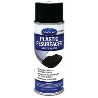 Restaurar y rejuvenecer parachoques de plástico Eastwood negro mate aerosol - spray para molduras de coche-