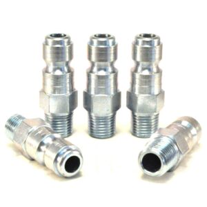 Tru-Flate Automotive Quick Coupler Air Hose Fittings 3/8 Body x 1/4 NPT USA MADE