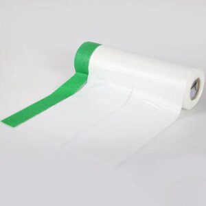 1 rollo de película de enmascaramiento desechable papel de enmascaramiento para muebles de película de enmascaramiento de automóviles-