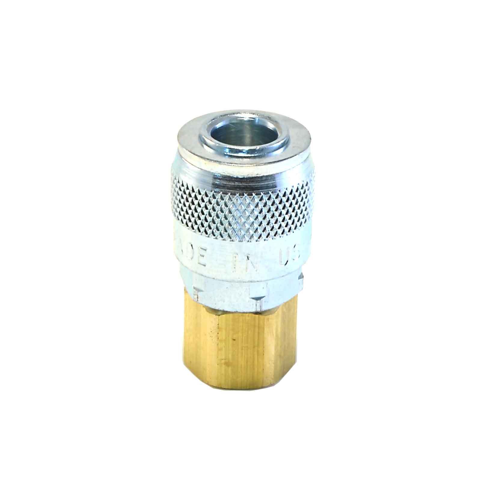 Tru-Flate Automotive Quick Coupler Air Hose Connector Fittings 1/4 NPT T Style - Image 5