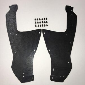 Guardabarros a cabina protectores antipolvo con par de clips para Ford F100-F250 1973-77 2/4 puertas-