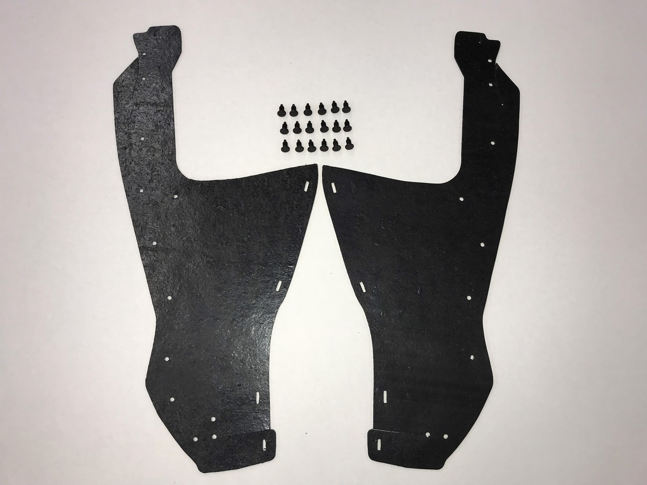 Guardabarros a cabina protectores antipolvo con par de clips para Ford F100-F250 1973-77 2/4 puertas-