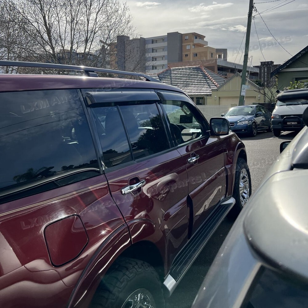 Traje de protectores contra la intemperie premium para Mitsubishi Pajero 2000+ parabrisas 4 piezas- - Image 2