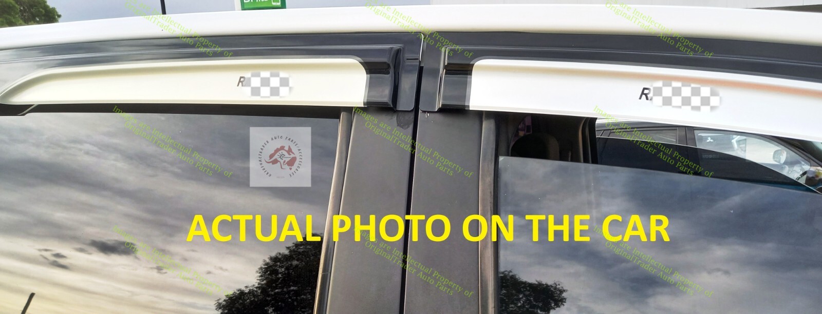 Weather Shields for Ford Ranger PX Series Silver with Black 06/2011-04/2022 - Image 5