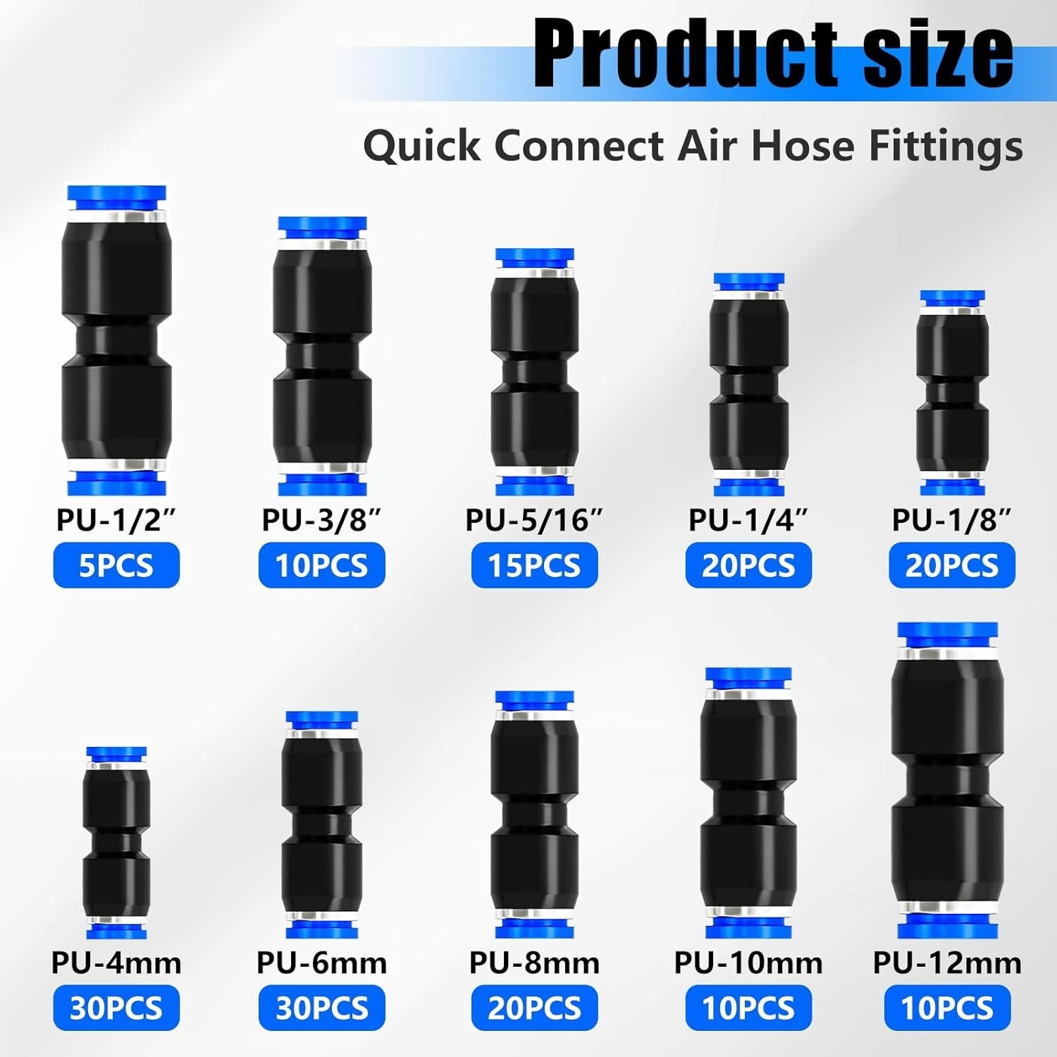 170PC Professional Quick Connect Air Hose Fittings, Versatile Sizes for Any Job - Image 5