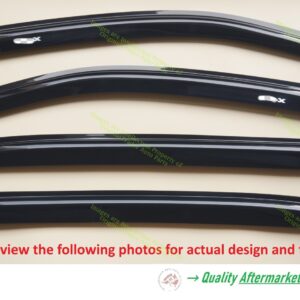 Weather Shields for 2013-2020 RF Model Isuzu MU-X MUX RF Model ONLY Tinted Black