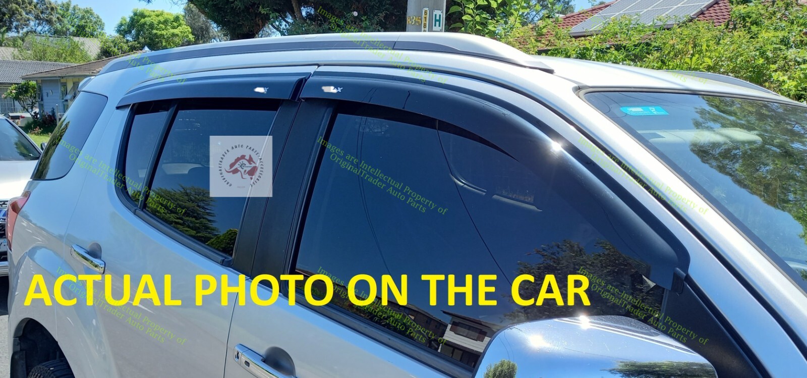 Weather Shields for 2013-2020 RF Model Isuzu MU-X MUX RF Model ONLY Tinted Black - Image 4