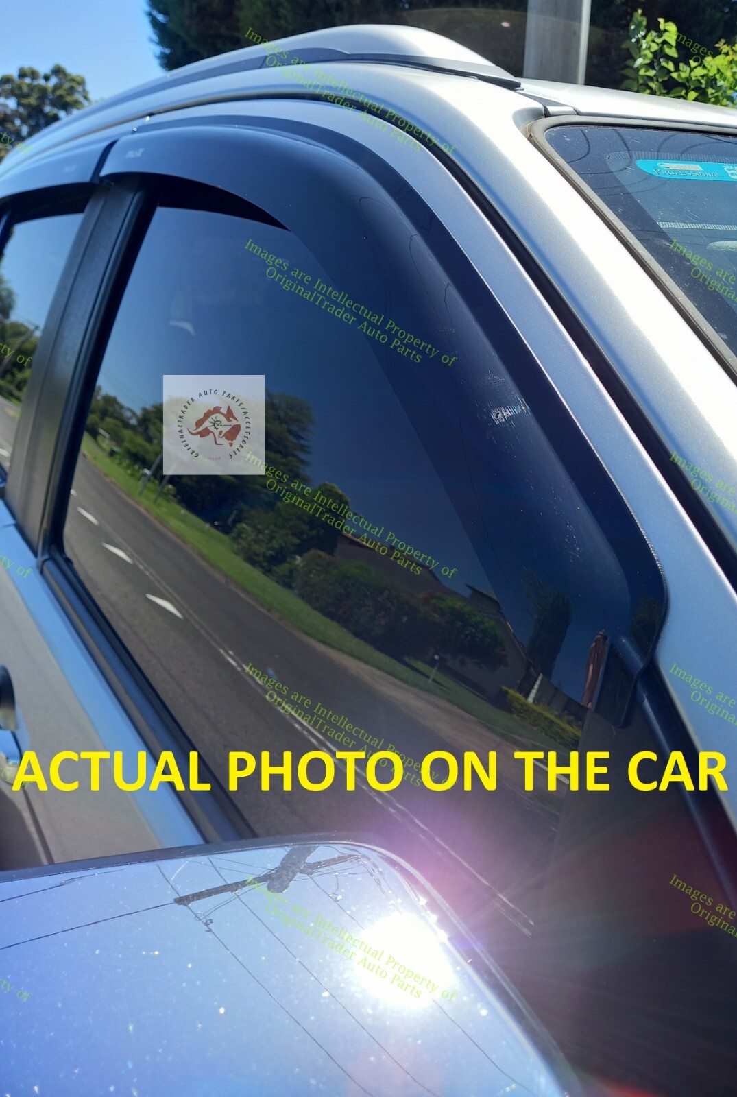 Weather Shields for 2013-2020 RF Model Isuzu MU-X MUX RF Model ONLY Tinted Black - Image 5